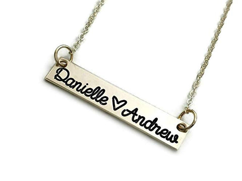 Image of Beautiful Custom Bar Necklace