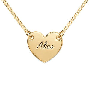 Beautiful Engraved Heart Necklace