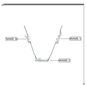 Multiple Name Necklace