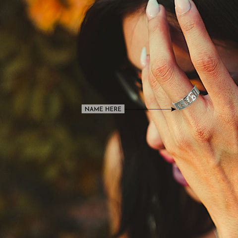 Image of Personalized Name Ring