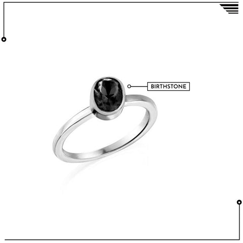 Image of Stackable Oval Shock Stone Ring