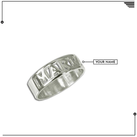 Image of Personalized Name Ring