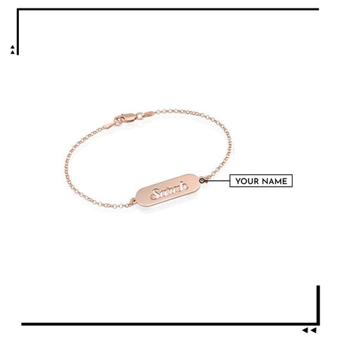 Image of Cut out Name Bracelet for loved ones