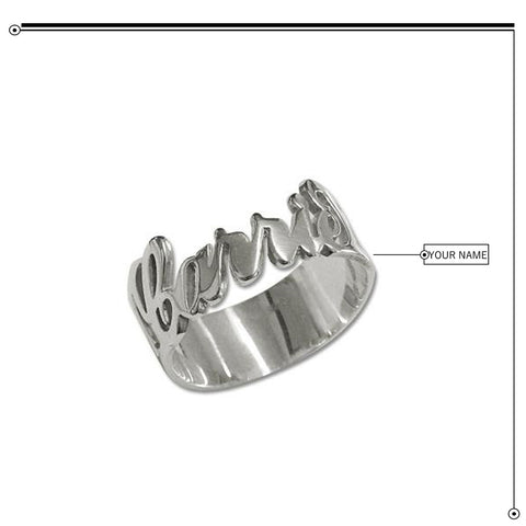 Image of Personalized Cut Out Ring