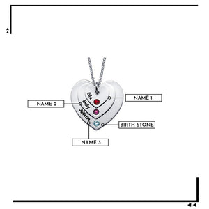 Heart-Shaped Birthstone Necklace for Someone Special