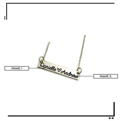 Image of Beautiful Custom Bar Necklace