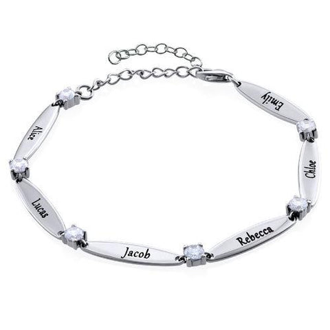 Image of Personalized Engraved Name Bracelet