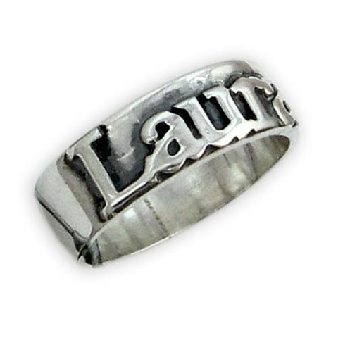 Image of Cool and Customized Name Rings