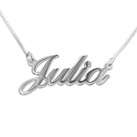 Image of Small Personalized Classic Name Necklace