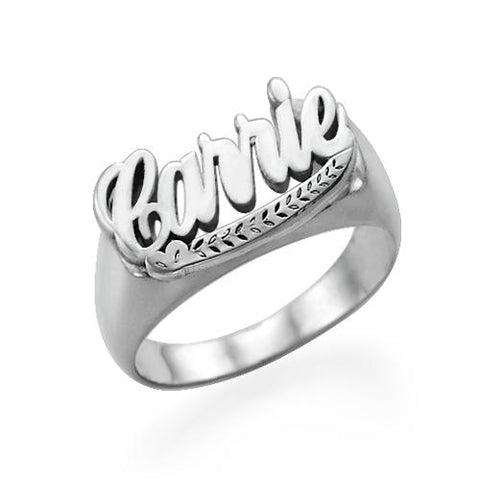 Image of Personalized Name Ring