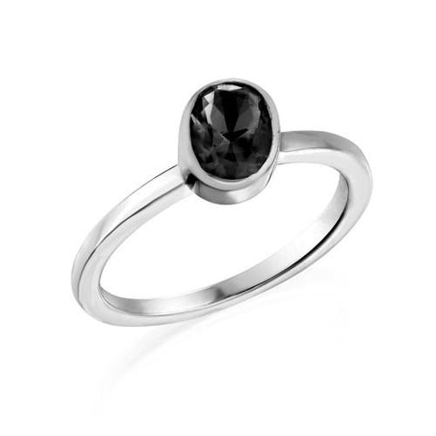 Image of Stackable Oval Shock Stone Ring