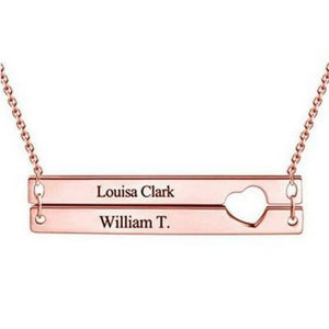 Personalized Cool Bar Necklaces