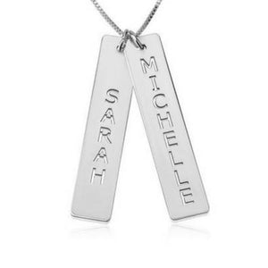 Personalized Bar Necklace With Names