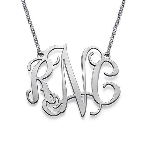 Image of Customized Monogram Necklace