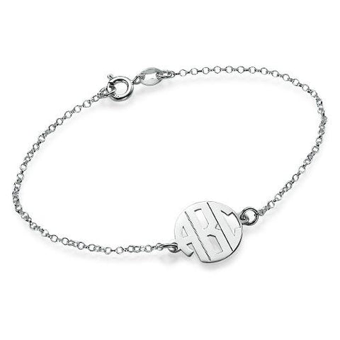 Image of XS Block Monogram Bracelet